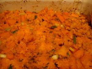 Carrot and Sweet Potato Tzimmes