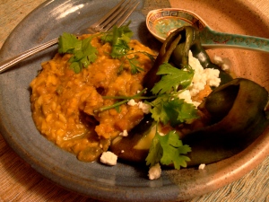 A naked chile relleno, baked instead of battered or fried.