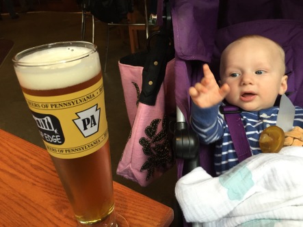 "I'll have one of those Great Lakes Double IPAs," baby Emmet concurred at the Sharp Edge Beer Emporium.